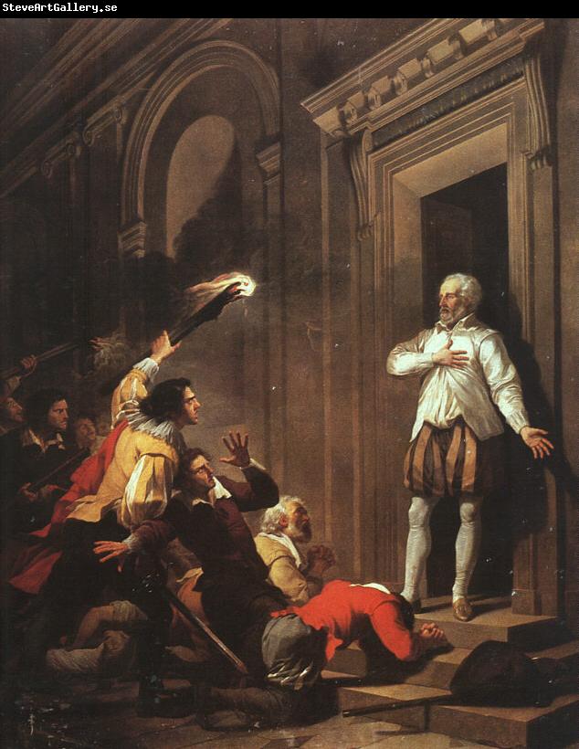 Joseph Benoit Suvee Death of Admiral de Coligny